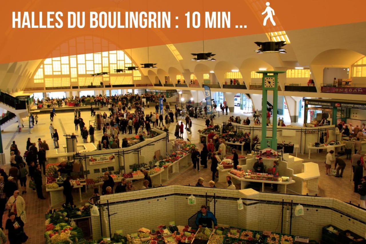 Explorereims - Malibu Beachhouse Proche Gare Et Centre Ngoại thất bức ảnh